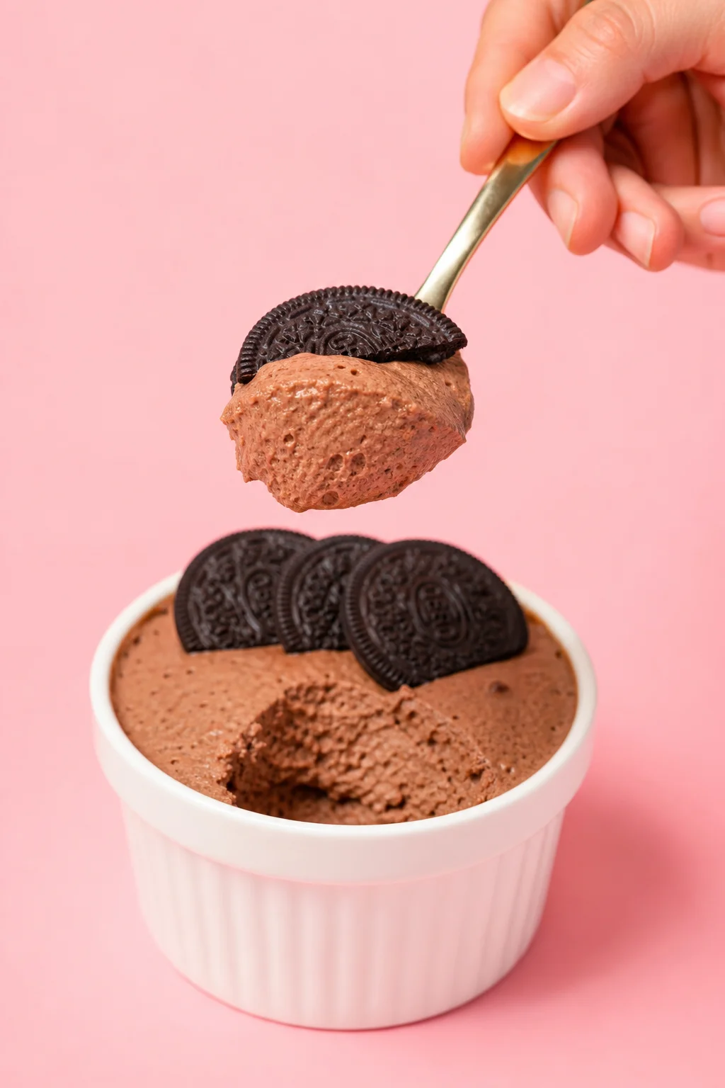 Chocolate Oreo Japanese cheesecake