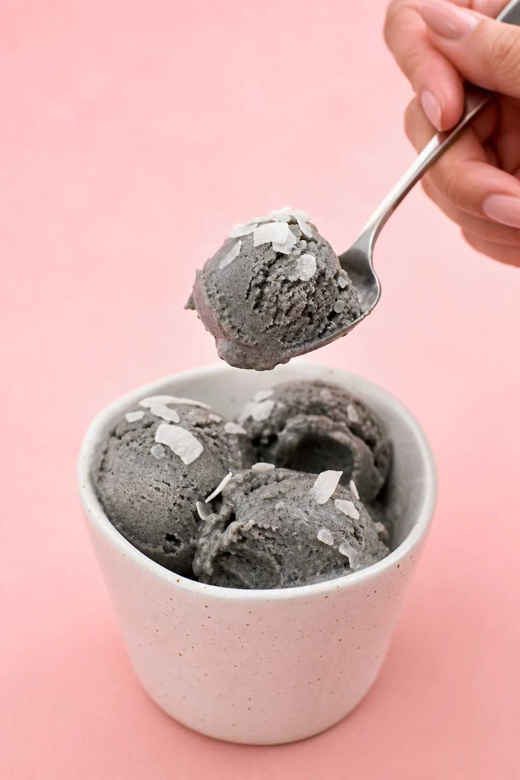 Black Sesame Ice Cream
