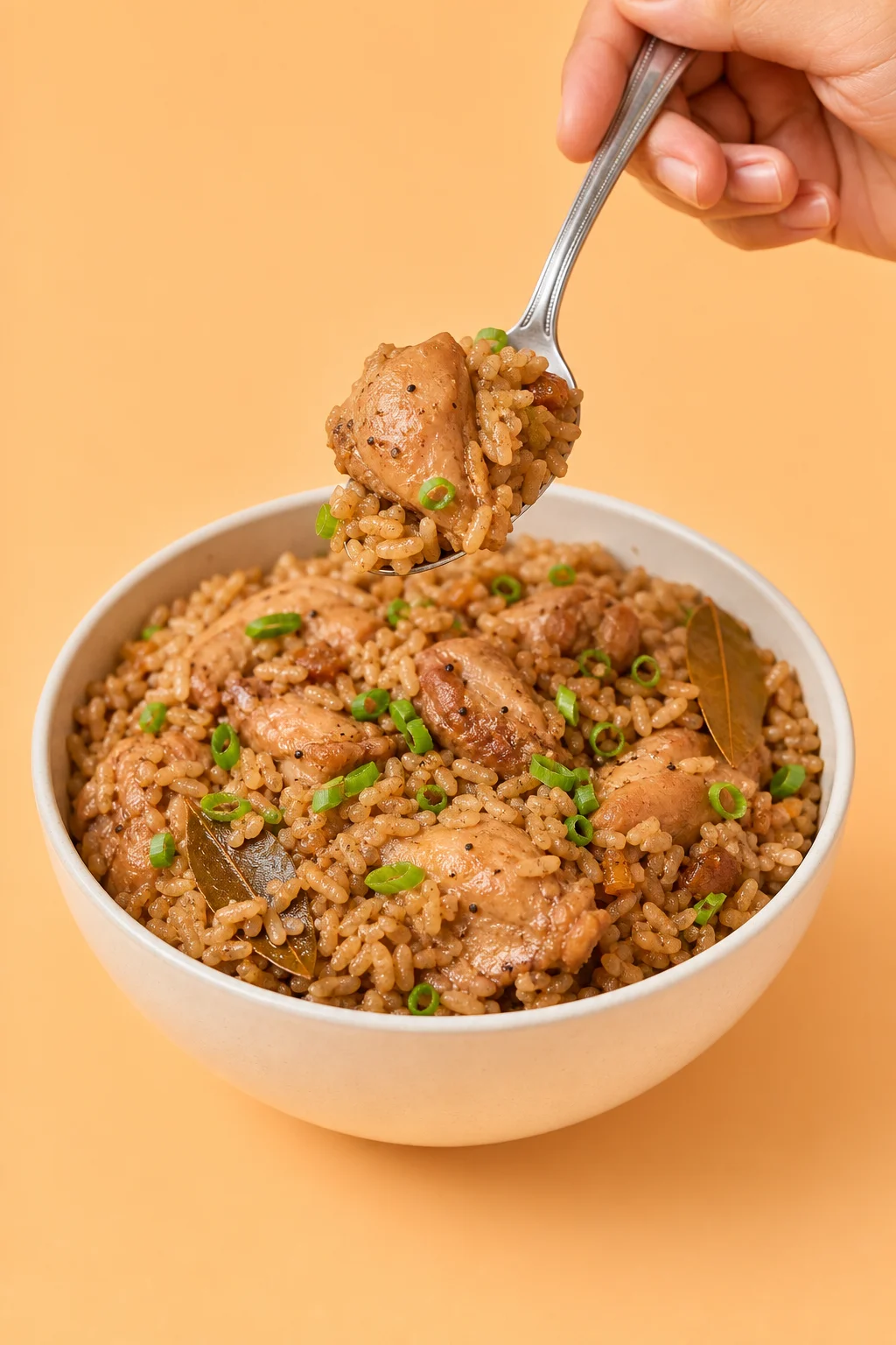 One-pot chicken adobo rice