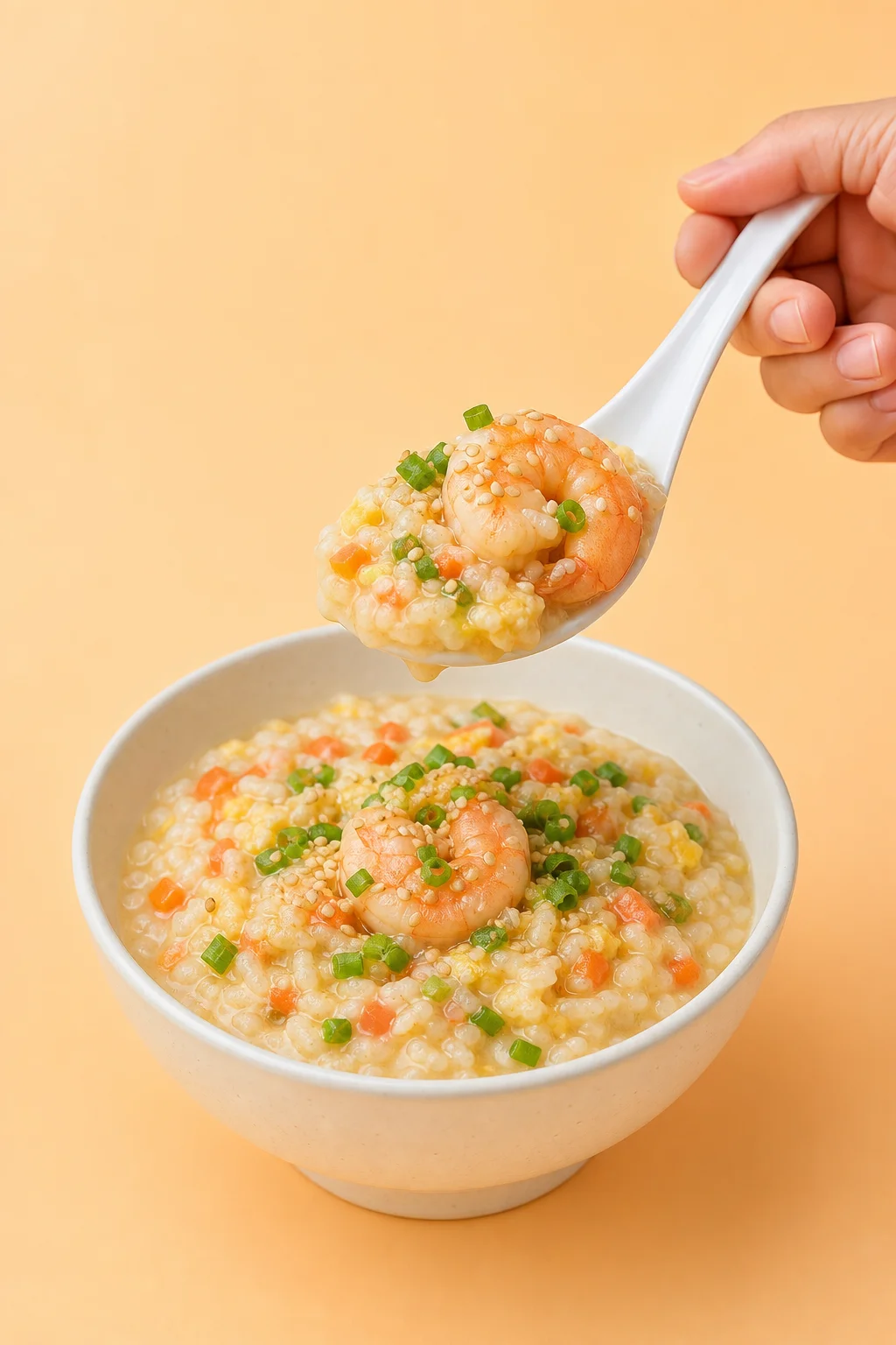 Korean shrimp porridge