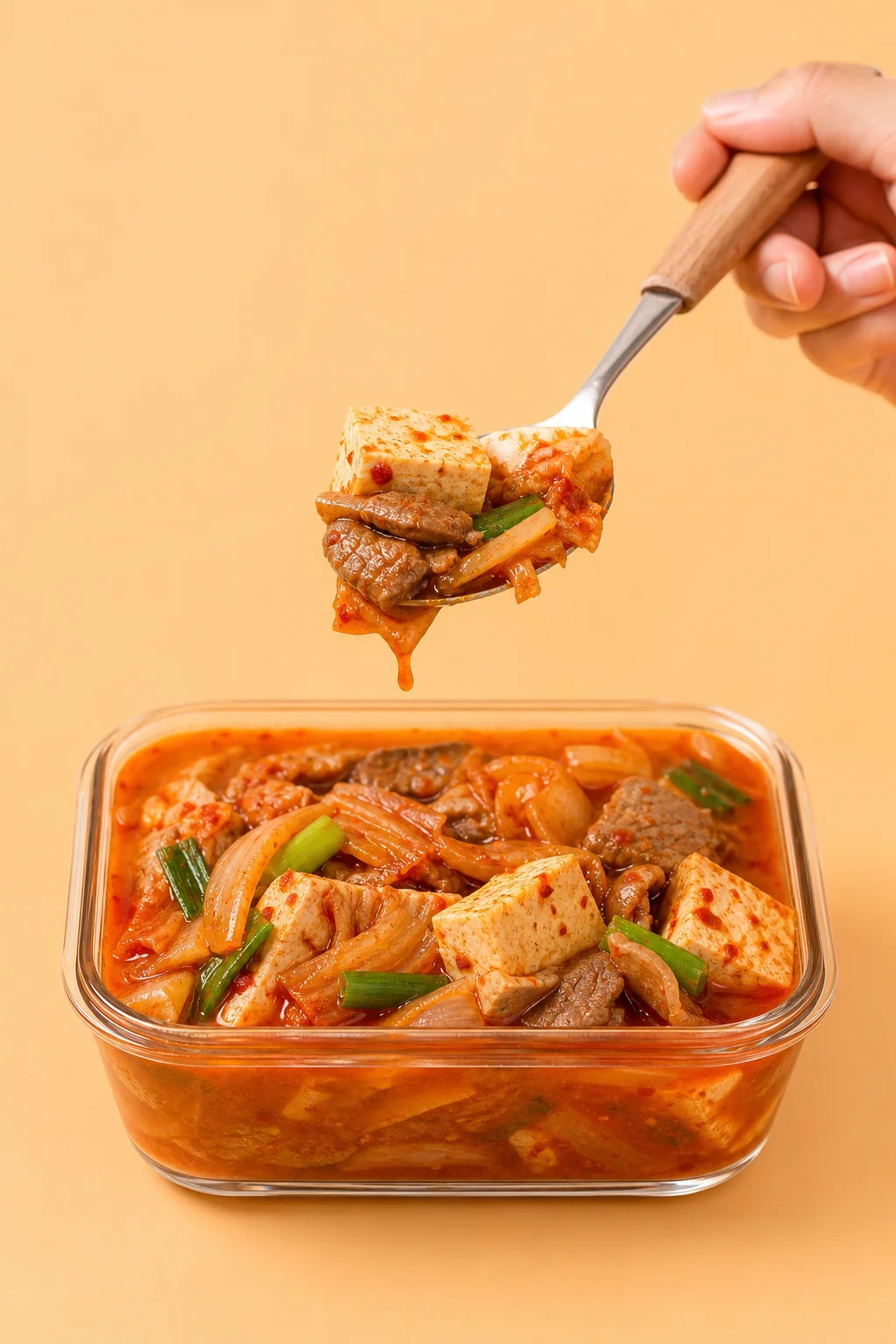 Kimchi jjigae (김치찌개) frozen soup kit